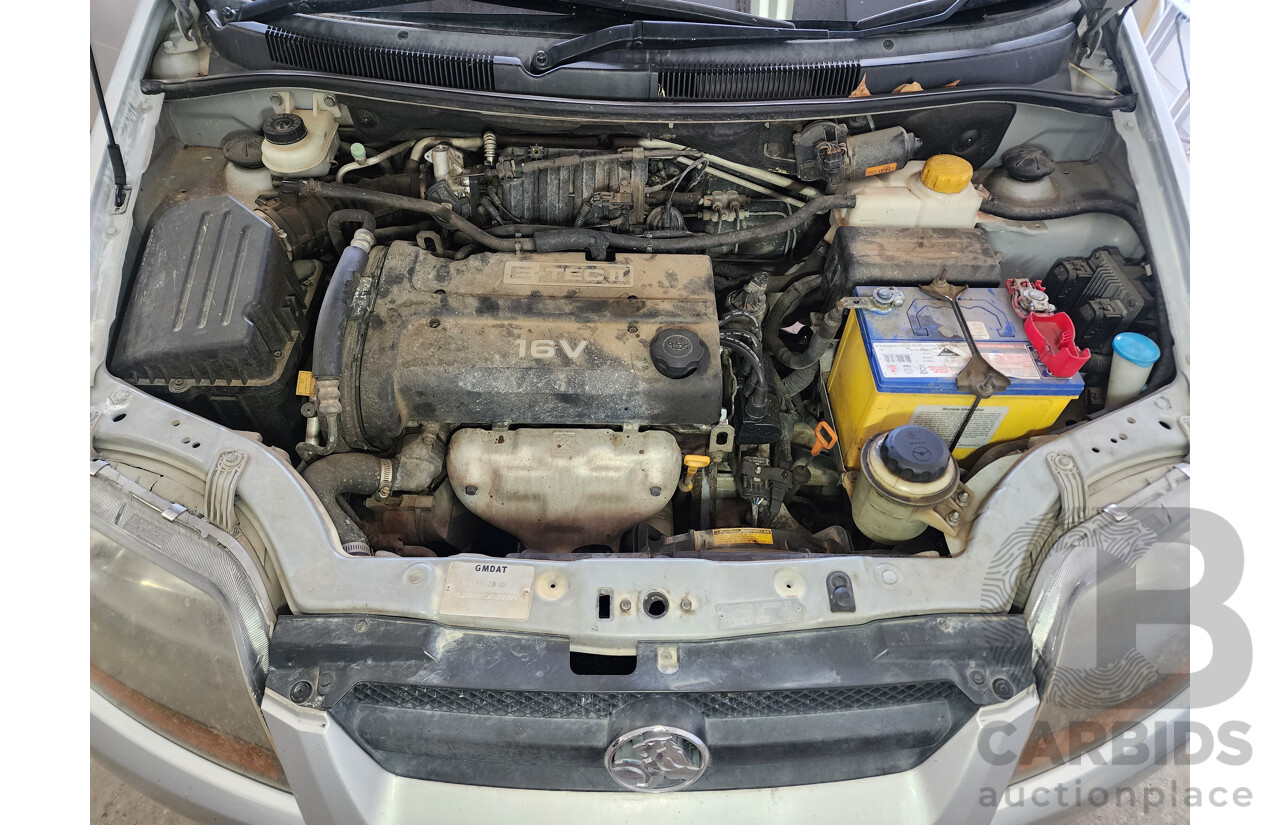 9/2007 Holden Barina  TK MY07 3d Hatchback Silver 1.6L