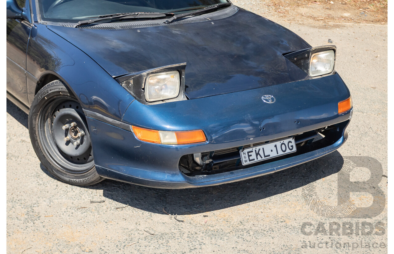 8/1990 Toyota MR2 RWD 2D Targa Coupe Blue 2.0L