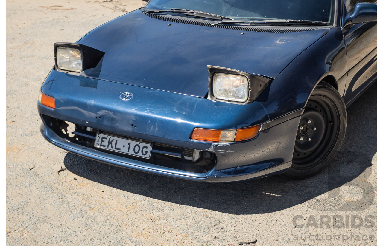 8/1990 Toyota MR2 RWD 2D Targa Coupe Blue 2.0L