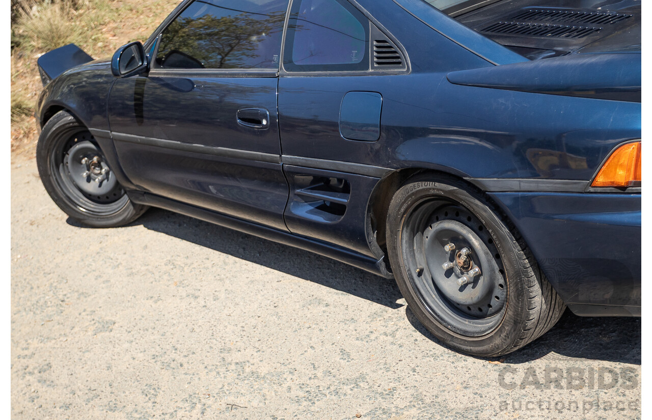 8/1990 Toyota MR2 RWD 2D Targa Coupe Blue 2.0L