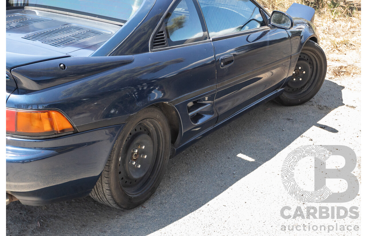 8/1990 Toyota MR2 RWD 2D Targa Coupe Blue 2.0L