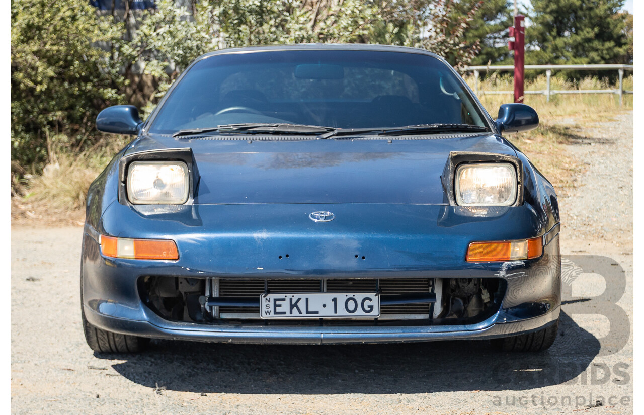 8/1990 Toyota MR2 RWD 2D Targa Coupe Blue 2.0L