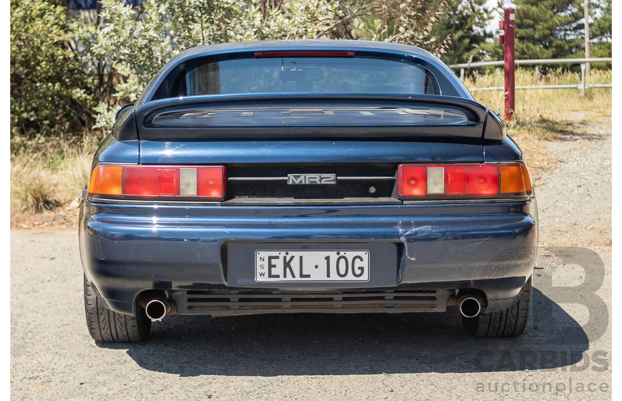 8/1990 Toyota MR2 RWD 2D Targa Coupe Blue 2.0L