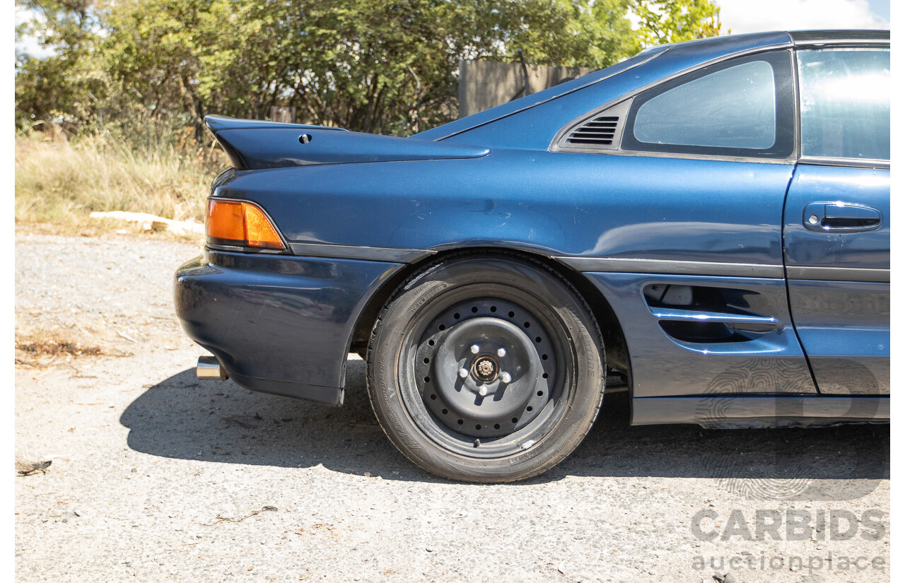 8/1990 Toyota MR2 RWD 2D Targa Coupe Blue 2.0L