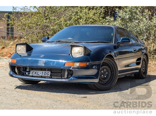 8/1990 Toyota MR2 RWD 2D Targa Coupe Blue 2.0L