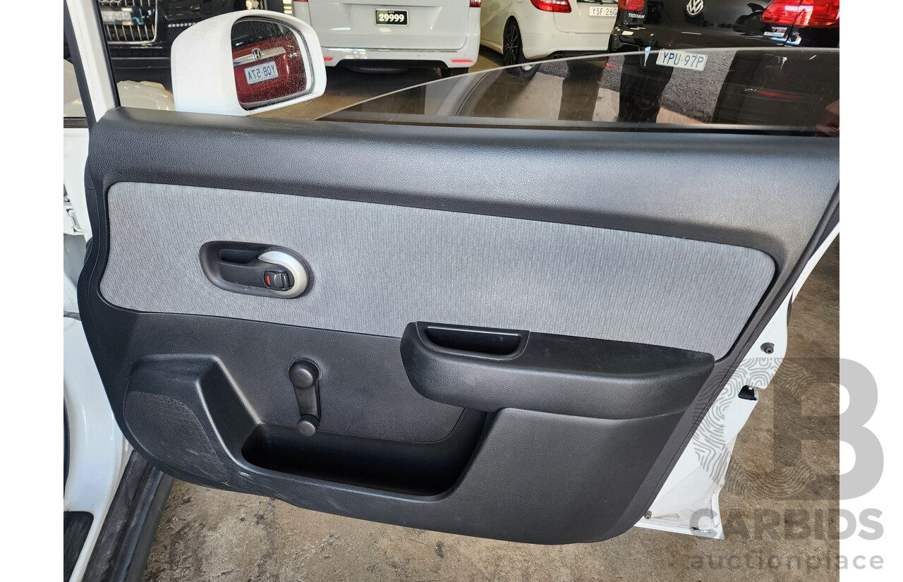 3/2008 Nissan Tiida ST C11 MY07 4d Sedan White 1.8L