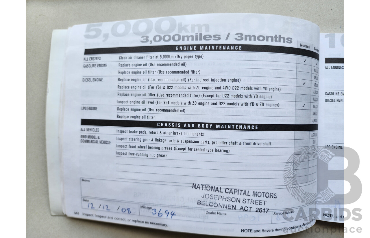 3/2008 Nissan Tiida ST C11 MY07 4d Sedan White 1.8L