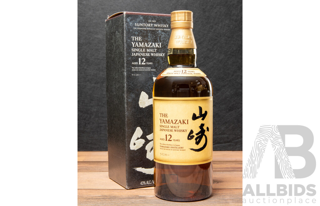 Suntory Whiskey 'The Yamazaki' Single Malt Japanese Whisky