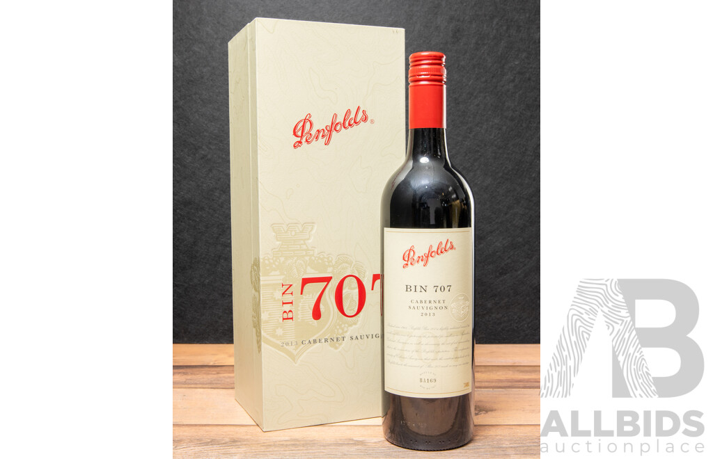 Penfolds Bin 707 Cabernet Sauvignon Vintage 2013 in Gift Presentation Box