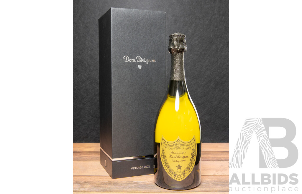 Dom Perignon Champagne Vintage 2002 in Presentation Box