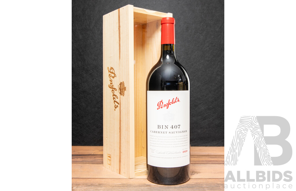 Penfolds Bin 407 Cabernet Sauvignon Vintage 2020 Magnum