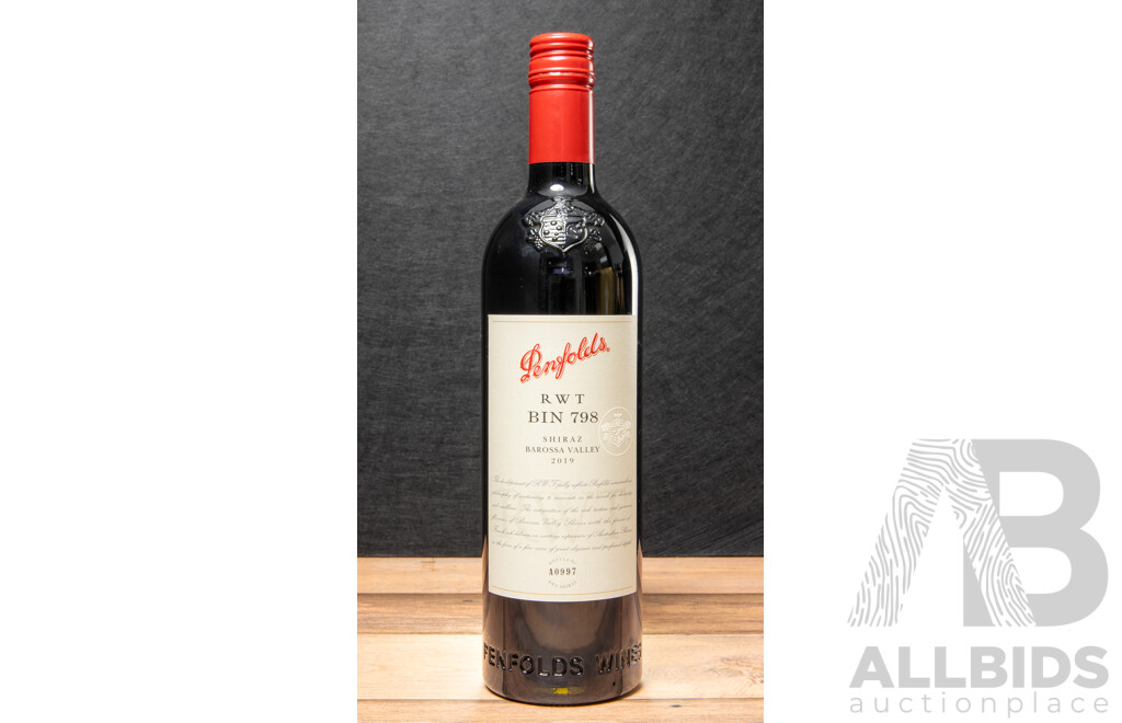 Penfolds RWT Bin 798 Shiraz Vintage 2019