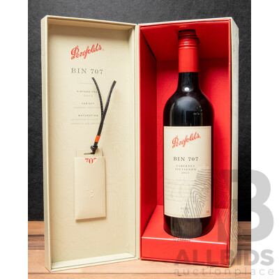 Penfolds Bin 707 Cabernet Sauvignon Vintage 2013 in Gift Presentation Box