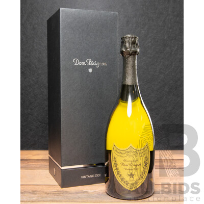Dom Perignon Champagne Vintage 2002 in Presentation Box