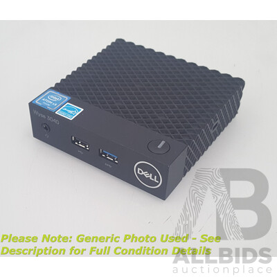 Dell Wyse 3040 Intel Atom x5 (Z8350) 1.44GHz-1.92GHz 4-Core CPU Thin Client w/ Power Supply