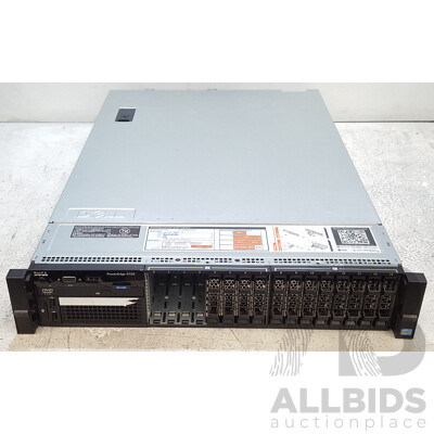 Dell PowerEdge R720 Dual Intel Xeon (E5-2630 0) 2.30GHz-2.80GHz 6-Core CPU 2RU Server w/ 64GB DDR3