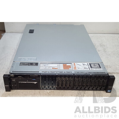 Dell PowerEdge R720 Dual Intel Xeon (E5-2630 0) 2.30GHz-2.80GHz 6-Core CPU 2RU Server w/ 64GB DDR3