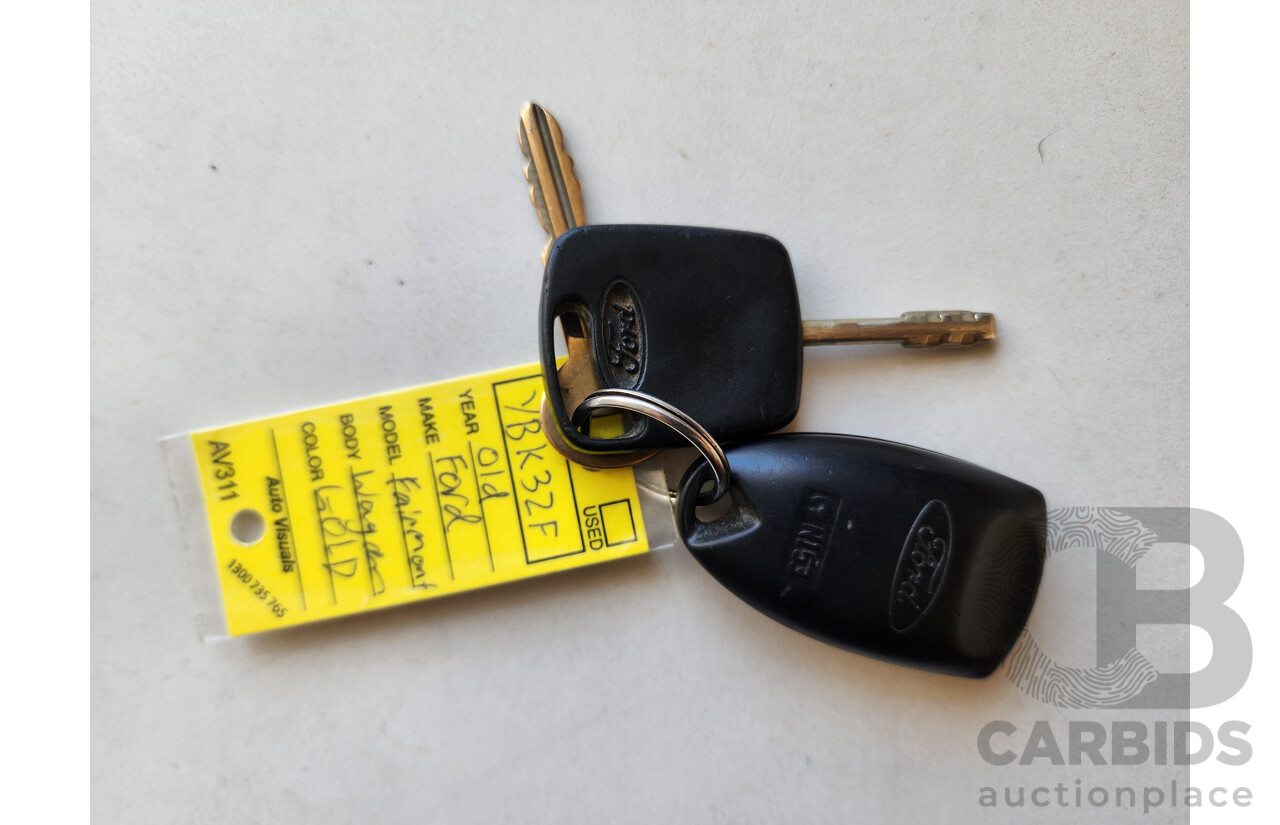 1/2001 Ford Fairmont  AUII 4d Wagon Gold 4.0L