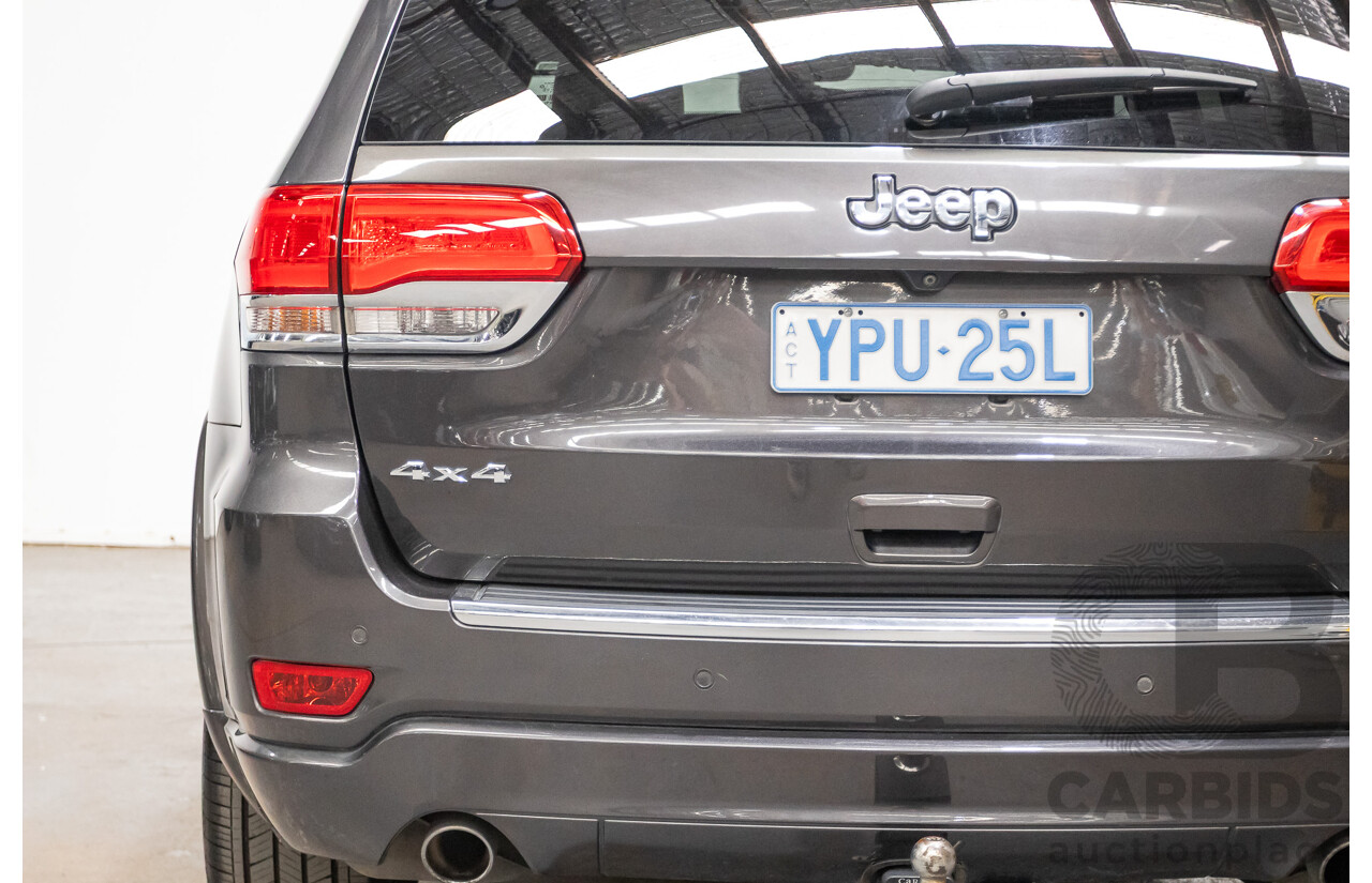 11/2016 Jeep Grand Cherokee Overland (4x4) WK MY15 4D Wagon Granite Crystal Metallic 3.6L V6