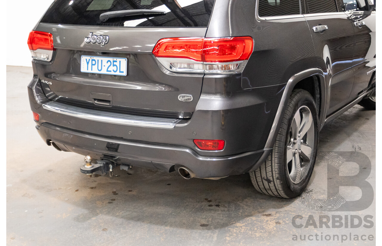 11/2016 Jeep Grand Cherokee Overland (4x4) WK MY15 4D Wagon Granite Crystal Metallic 3.6L V6