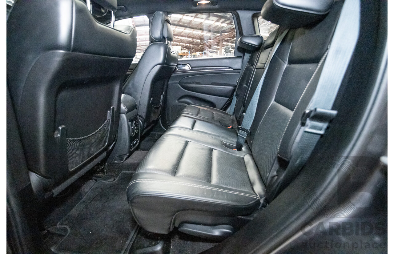 11/2016 Jeep Grand Cherokee Overland (4x4) WK MY15 4D Wagon Granite Crystal Metallic 3.6L V6