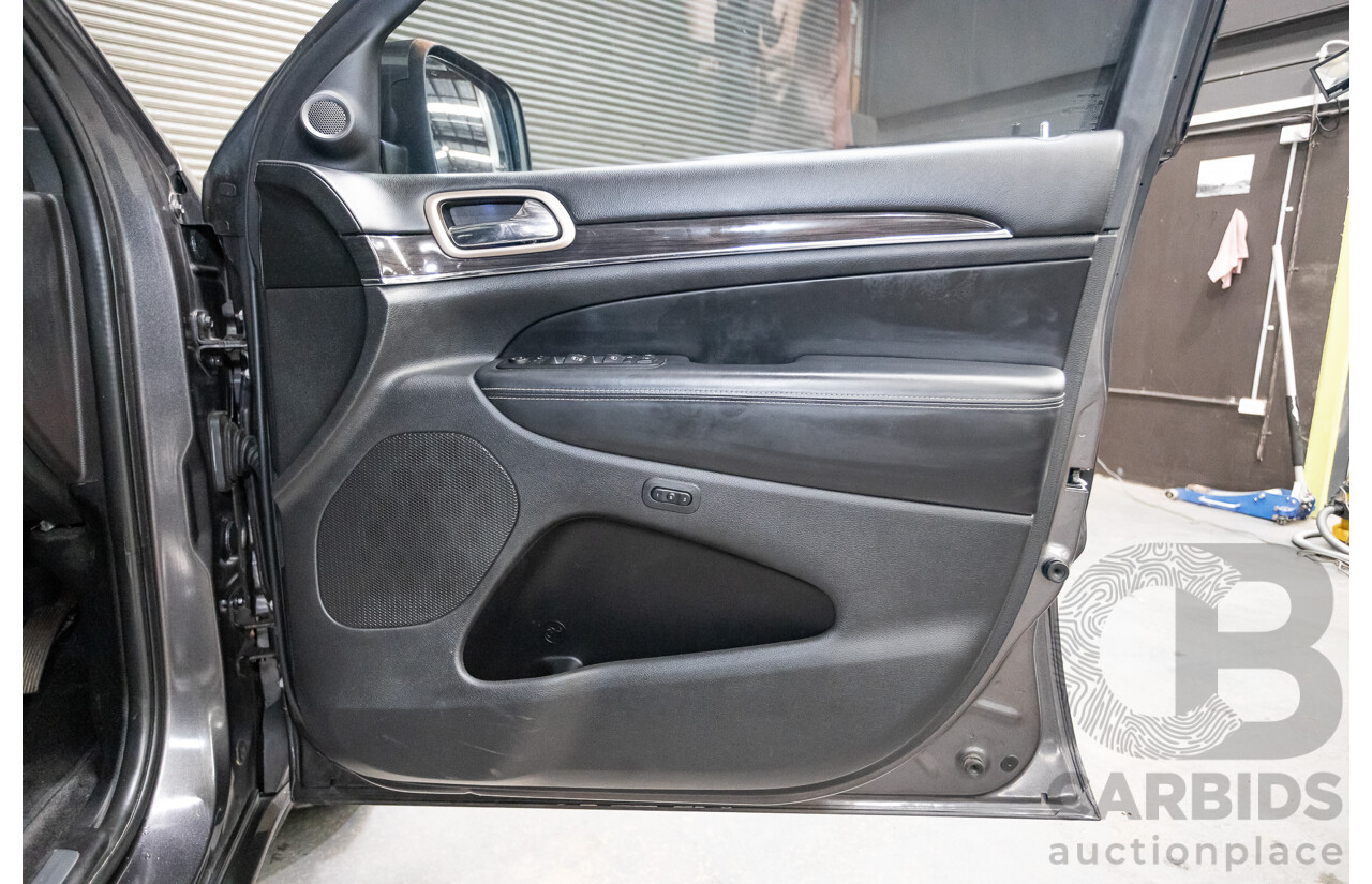 11/2016 Jeep Grand Cherokee Overland (4x4) WK MY15 4D Wagon Granite Crystal Metallic 3.6L V6