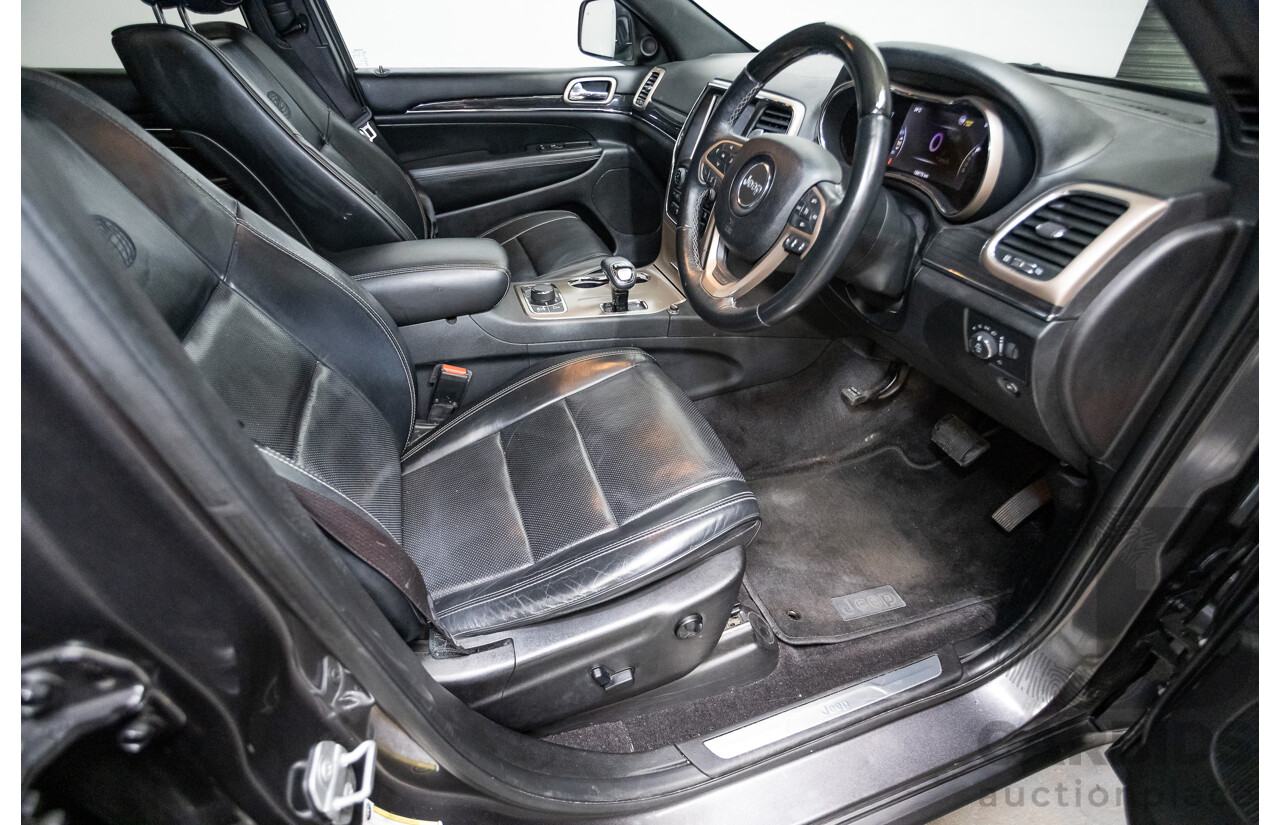 11/2016 Jeep Grand Cherokee Overland (4x4) WK MY15 4D Wagon Granite Crystal Metallic 3.6L V6