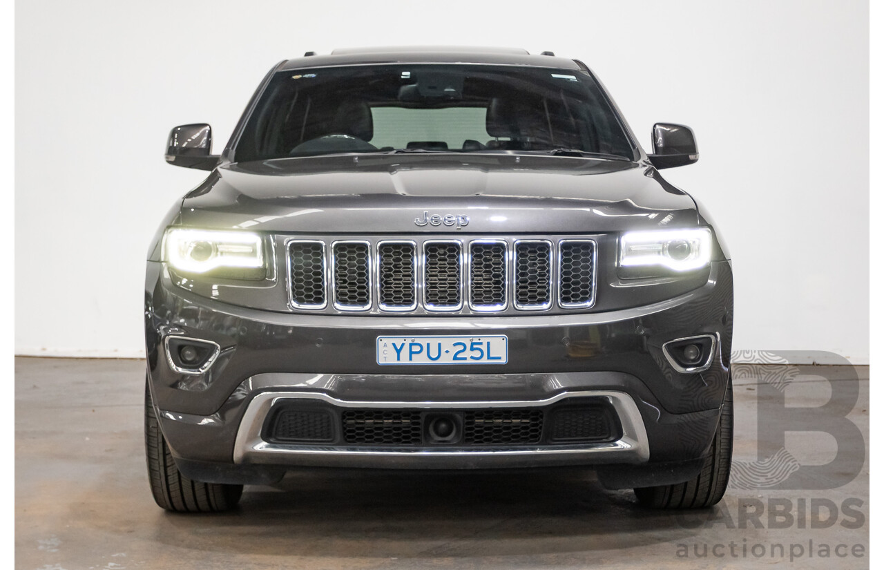 11/2016 Jeep Grand Cherokee Overland (4x4) WK MY15 4D Wagon Granite Crystal Metallic 3.6L V6