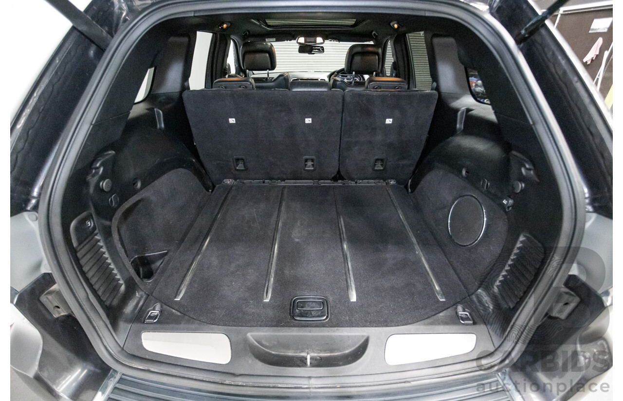 11/2016 Jeep Grand Cherokee Overland (4x4) WK MY15 4D Wagon Granite Crystal Metallic 3.6L V6