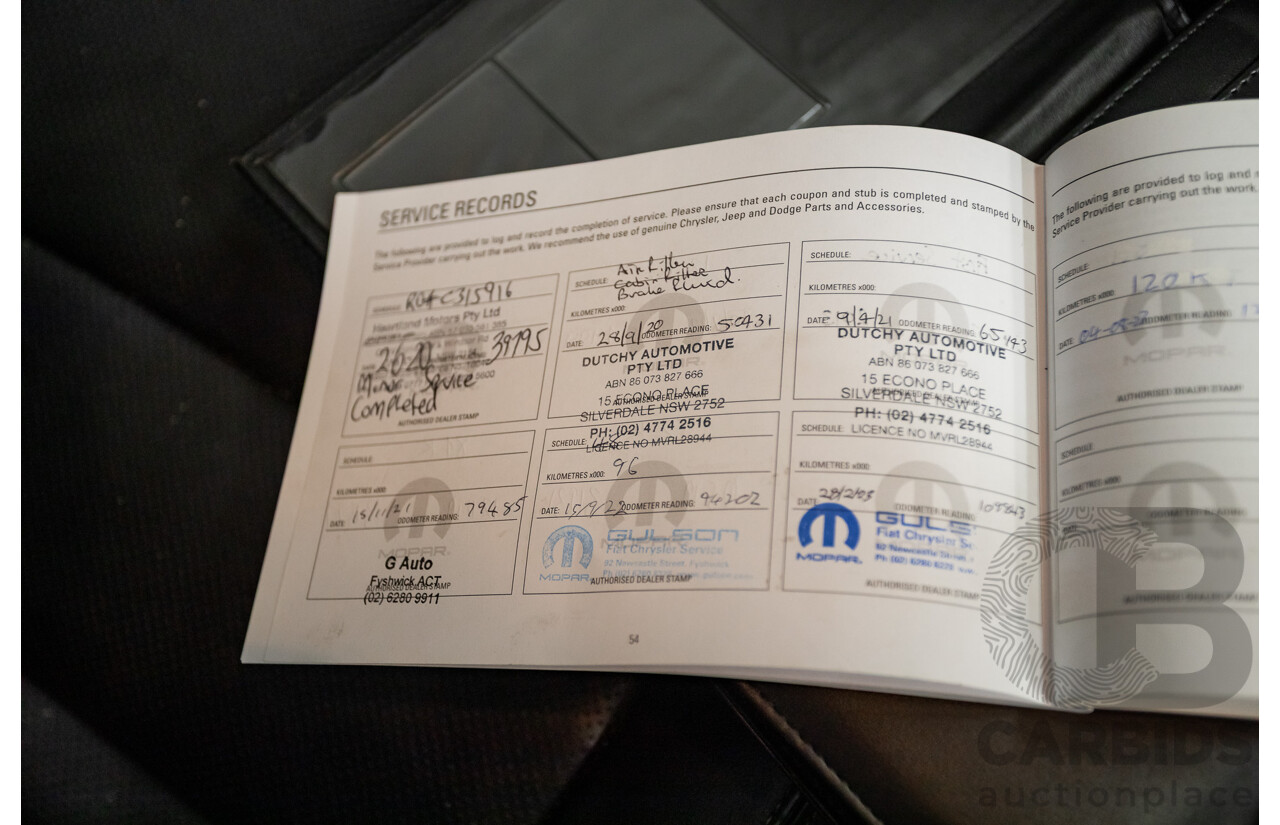 11/2016 Jeep Grand Cherokee Overland (4x4) WK MY15 4D Wagon Granite Crystal Metallic 3.6L V6