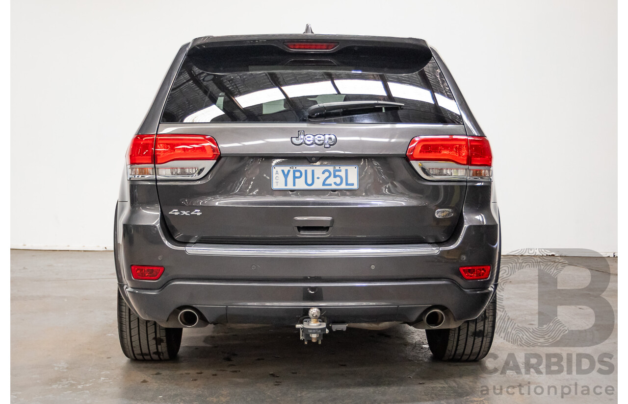 11/2016 Jeep Grand Cherokee Overland (4x4) WK MY15 4D Wagon Granite Crystal Metallic 3.6L V6