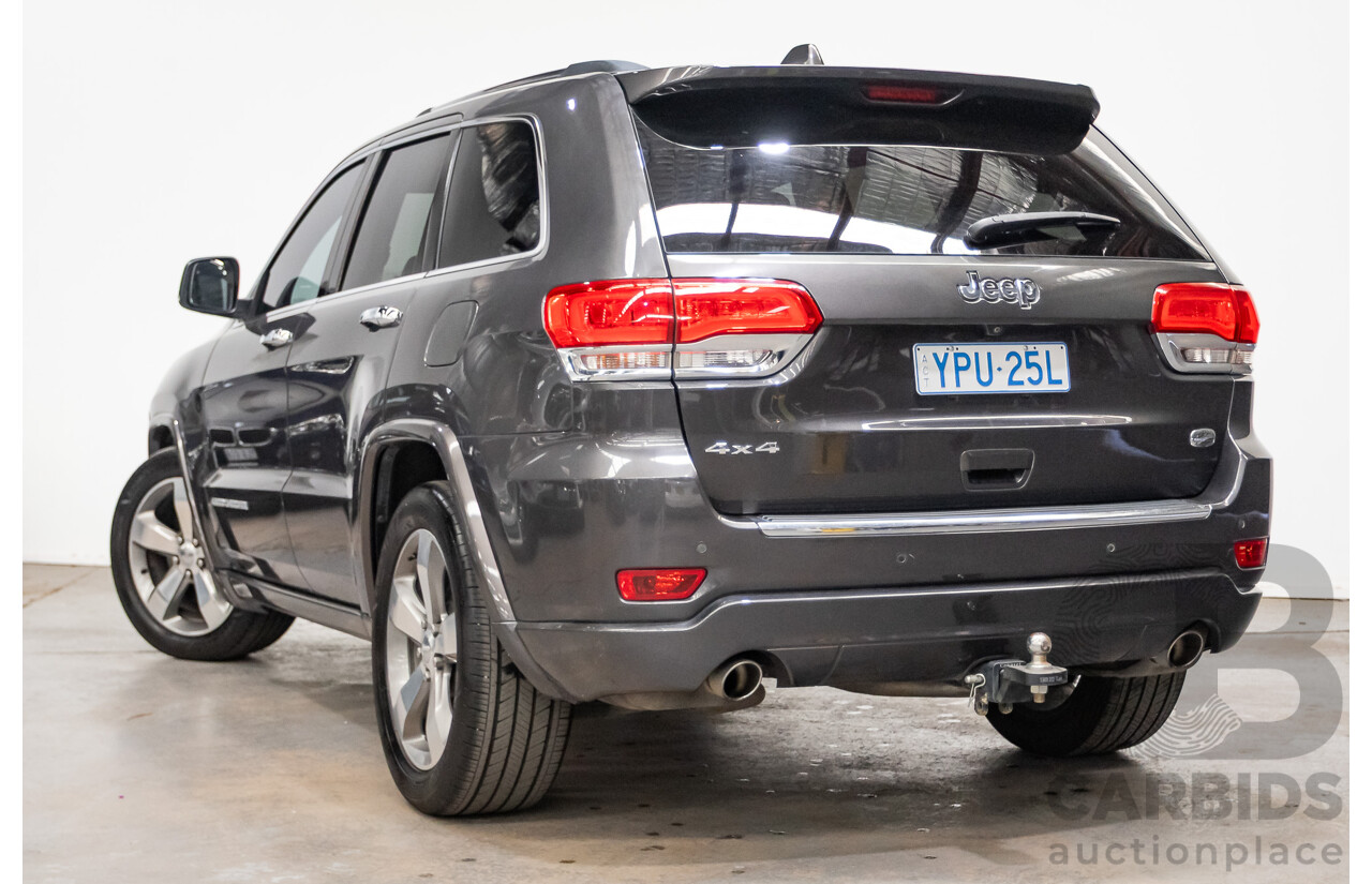11/2016 Jeep Grand Cherokee Overland (4x4) WK MY15 4D Wagon Granite Crystal Metallic 3.6L V6