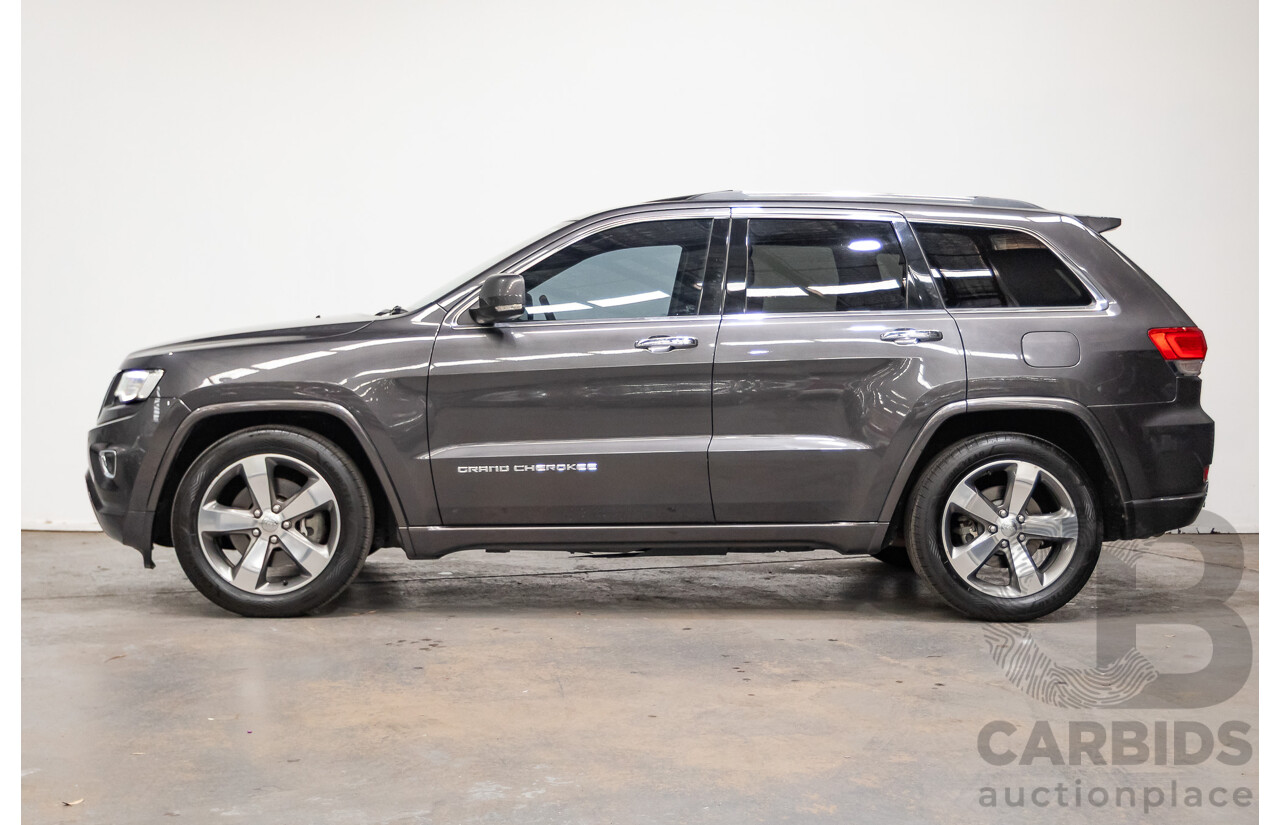 11/2016 Jeep Grand Cherokee Overland (4x4) WK MY15 4D Wagon Granite Crystal Metallic 3.6L V6