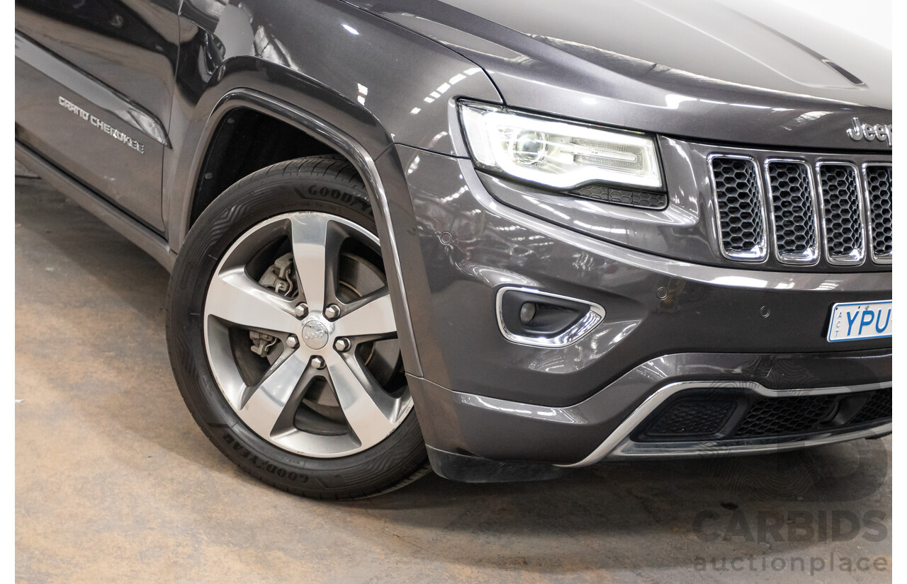 11/2016 Jeep Grand Cherokee Overland (4x4) WK MY15 4D Wagon Granite Crystal Metallic 3.6L V6
