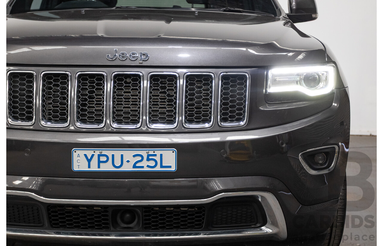 11/2016 Jeep Grand Cherokee Overland (4x4) WK MY15 4D Wagon Granite Crystal Metallic 3.6L V6