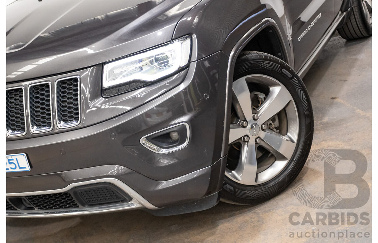 11/2016 Jeep Grand Cherokee Overland (4x4) WK MY15 4D Wagon Granite Crystal Metallic 3.6L V6