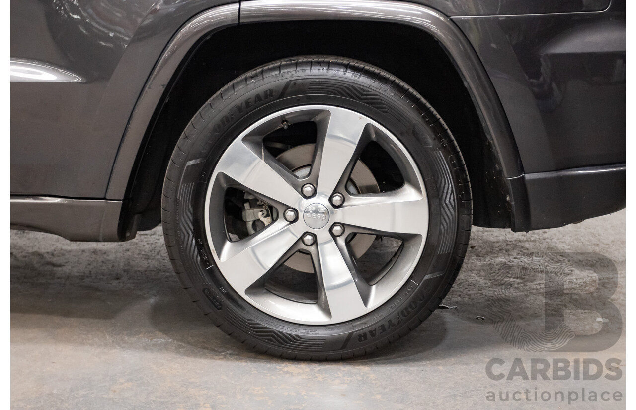 11/2016 Jeep Grand Cherokee Overland (4x4) WK MY15 4D Wagon Granite Crystal Metallic 3.6L V6
