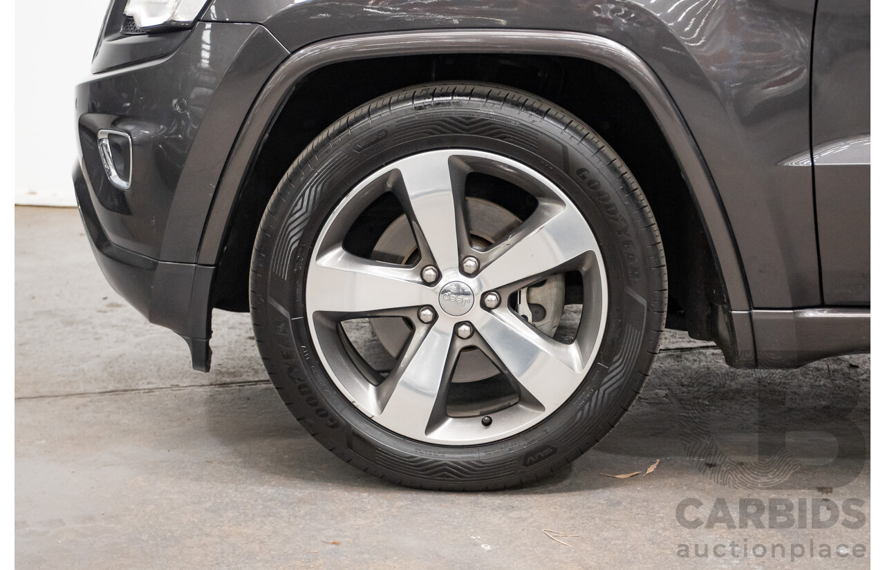 11/2016 Jeep Grand Cherokee Overland (4x4) WK MY15 4D Wagon Granite Crystal Metallic 3.6L V6