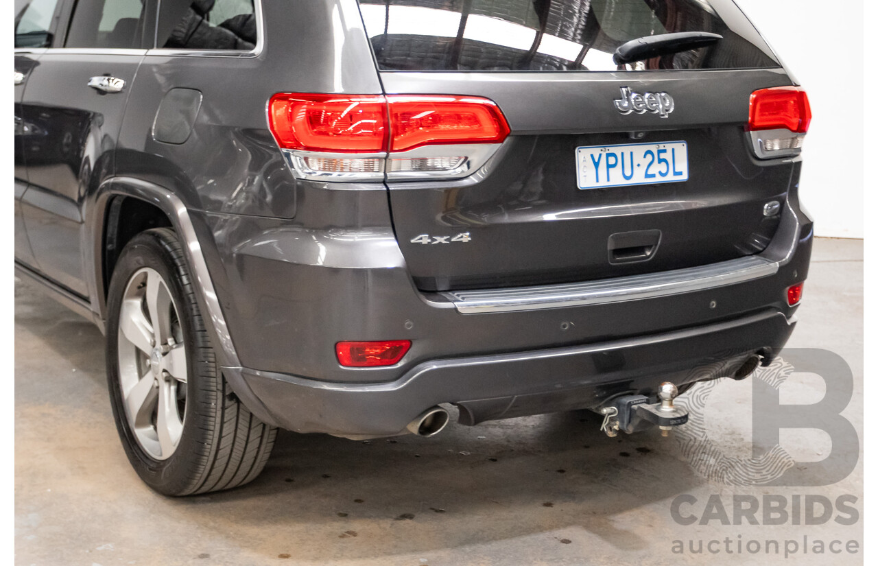 11/2016 Jeep Grand Cherokee Overland (4x4) WK MY15 4D Wagon Granite Crystal Metallic 3.6L V6