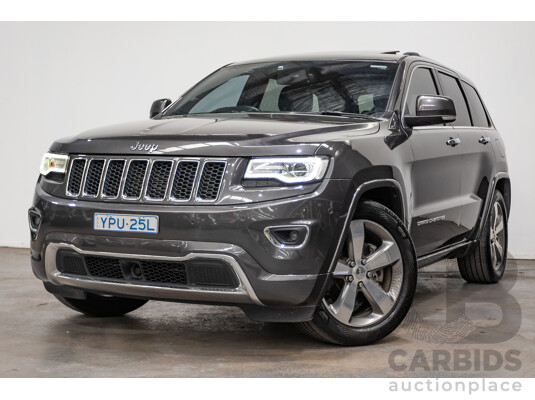 11/2016 Jeep Grand Cherokee Overland (4x4) WK MY15 4D Wagon Granite Crystal Metallic 3.6L V6