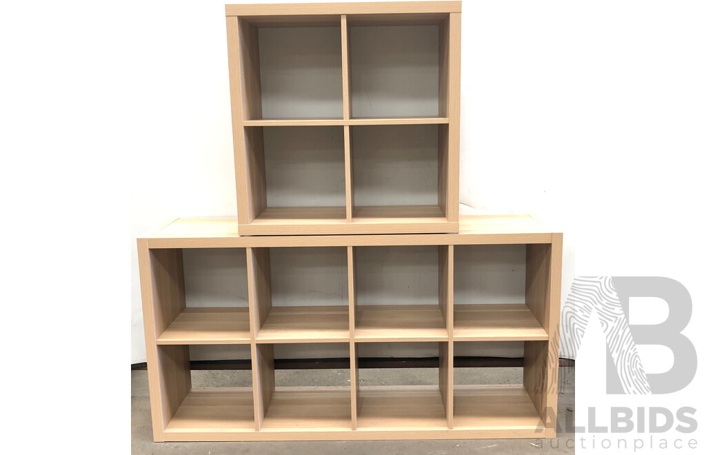 Cube Shelving Units - Lot of Two