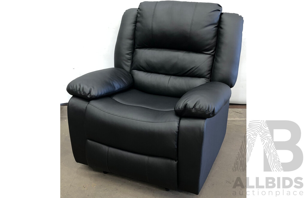 Fortia Faux Leather Luxury Recliner Armchair