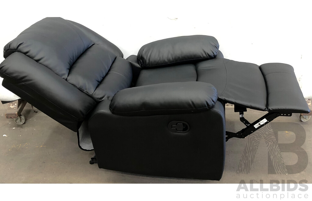 Fortia Faux Leather Luxury Recliner Armchair