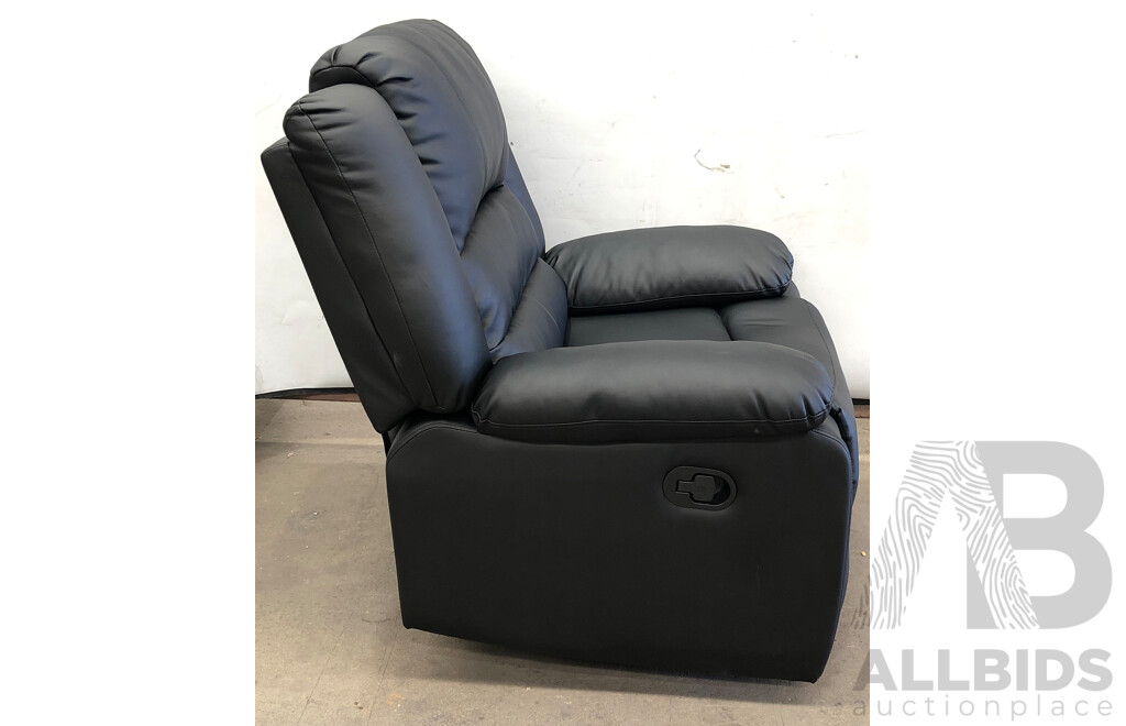 Fortia Faux Leather Luxury Recliner Armchair