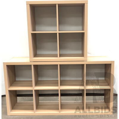 Cube Shelving Units - Lot of Two