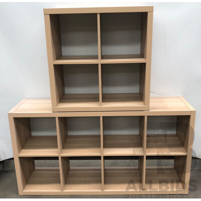 Cube Shelving Units - Lot of Two