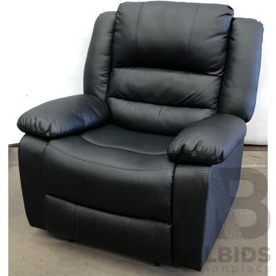 Fortia Faux Leather Luxury Recliner Armchair