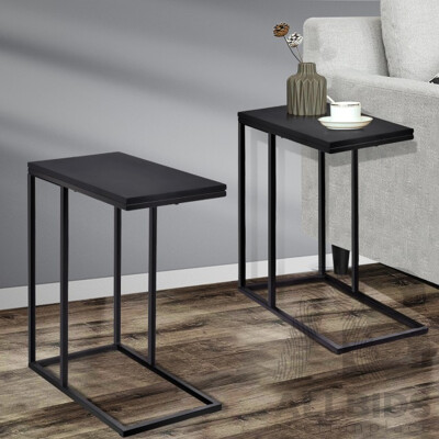 Giantex L-Shaped Side Table - Lot of Two - Brand New