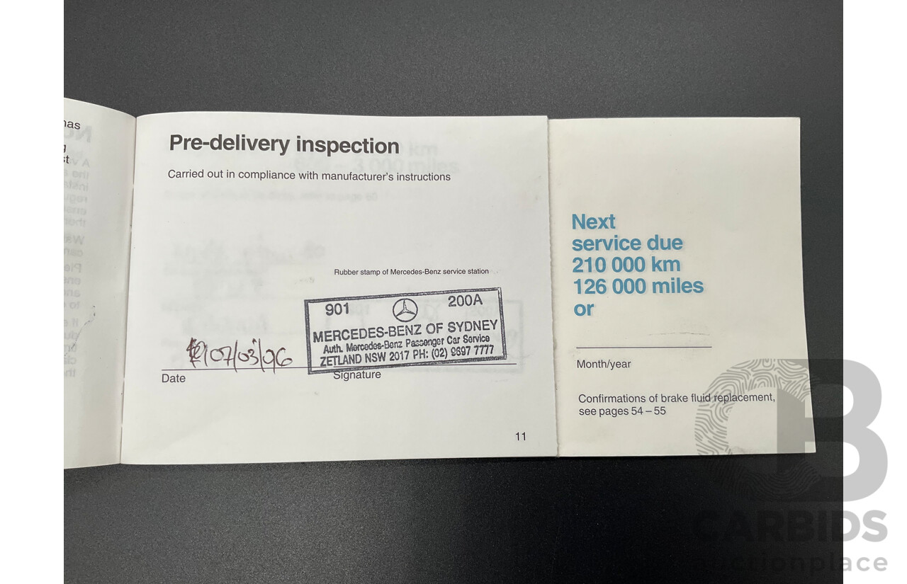 3/1996 Mercedes-Benz C36 AMG 4d Sedan Brilliant Silver Metallic 3.6L