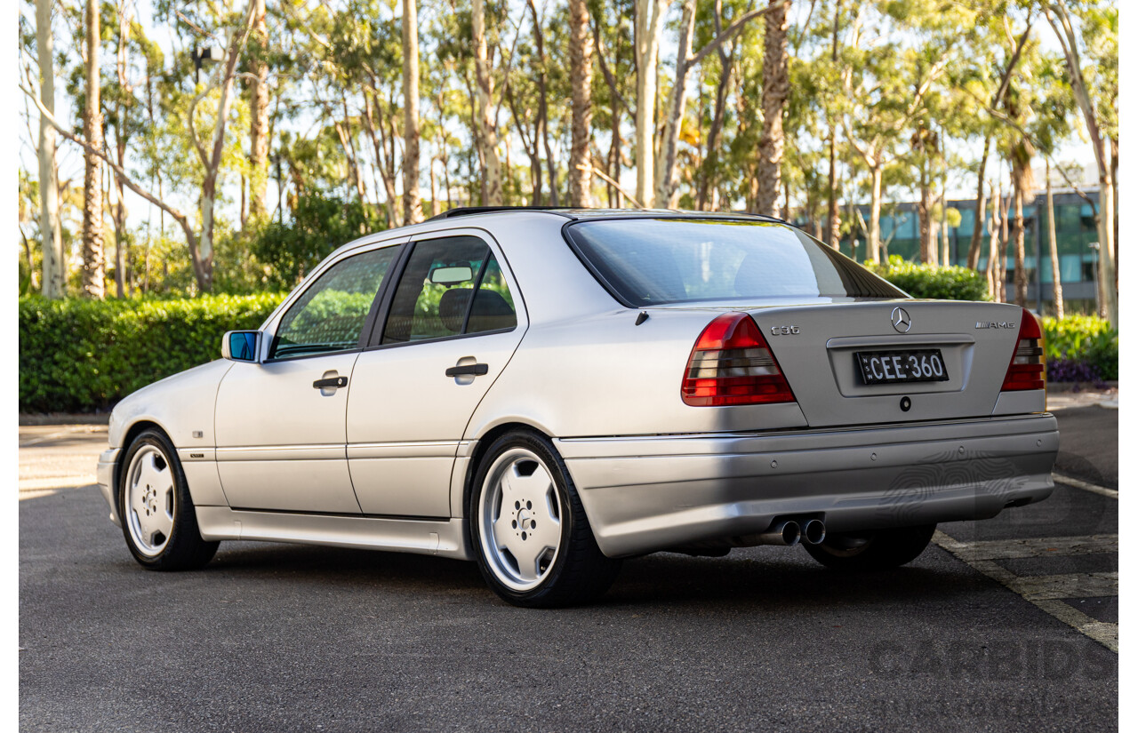 3/1996 Mercedes-Benz C36 AMG 4d Sedan Brilliant Silver Metallic 3.6L
